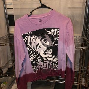 long sleeve crop top